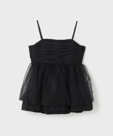 GRACE CONTINENTAL タフタチュールキャミ