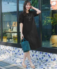 Tiaclasse 【選べる着丈・新色追加】ギャザーランタンスリーブワンピース