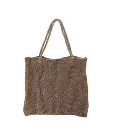 UNBILLION カシュカシュ cachecache / ラメ糸編みトートバッグ