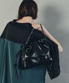 YECCA VECCA 2wayチェーンギャザーバッグ