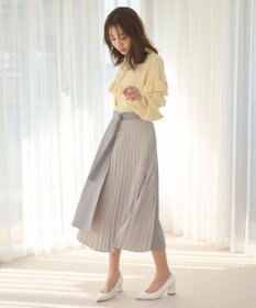 Feroux 【洗える】フリル ブラウス