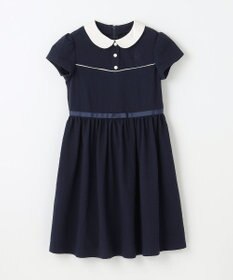 組曲 KIDS 【110-140㎝】サッカーストライプ ワンピース