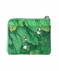 tsumori chisato CARRY 葉っぱ Lファスナー2つ折り財布