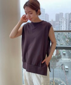 UNFILO L スウェットサイドZIPベスト