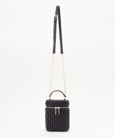 LA BAGAGERIE 【MONICA】ランダムプリーツバニティバッグ