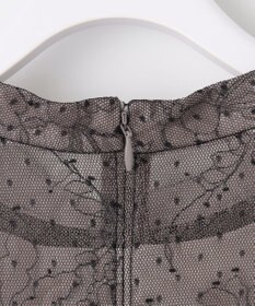 ANY SIS 【洗える】 ドットチュールレース ドレス