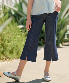 組曲 KIDS 【150-160㎝】フレアーデニムニット パンツ