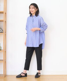 ANY 【UVケア/接触冷感/ウエストゴム】イージケア美脚パンツ テーパード