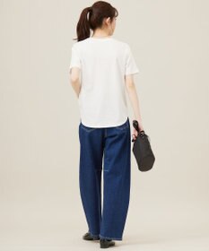 ANY SIS L 【洗える】ベーシックロゴ刺繍 Tシャツ