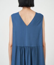 ATON VISCOSE CLOTH | バックギャザードレス