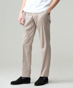 J.PRESS MEN 【ストレッチ】シャドウ千鳥ストレッチ ステムテーパードパンツ