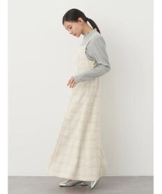 earth music&ecology ツイードワンピース（ｃｈｅｃｋ）