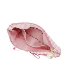 Maison de FLEUR ギンガムチェックスクエアポーチ