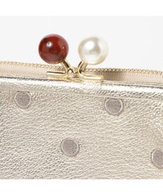 UNBILLION ペルケ perche / アクリル玉がま口2つ折り財布