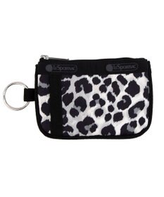 LeSportsac KEY CARD HOLDER/ニュートラルレオパード