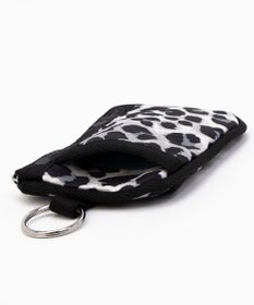 LeSportsac KEY CARD HOLDER/ニュートラルレオパード