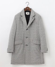 JOSEPH ABBOUD 【撥水/ダウン/ライナー取り外し可能】インターレースヘリンボン コート