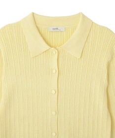 earth music&ecology レギュラーカラーニットカーディガン