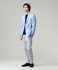 J.PRESS MEN 【ストレッチ】ハイパワーシャンブレードビーステムテーパード パンツ