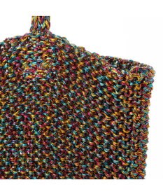 UNBILLION カシュカシュ cachecache / ラメ糸編みトートバッグ