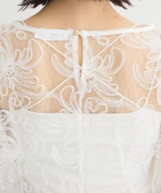 Green Parks チュールレイヤードブラウス