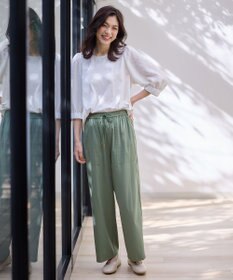 ANY 布帛コンビプルオーバー