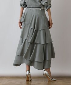 GRACE CONTINENTAL イレヘムサテンスカート