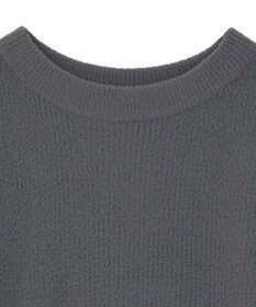 earth music&ecology パウダーシャギー畦プルオーバー