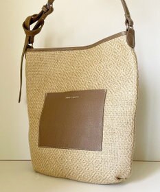 Hekhèr Le Style de Vie 【日本製 / A4サイズ対応 / 3WAY】ジュート×牛革 ショルダーバッグ large