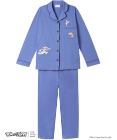 une nana cool トムとジェリー × une nana cool 【綿100％】開襟パジャマ