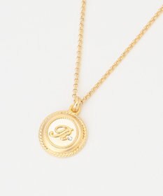 J.PRESS LADIES 【リバーシブル】イニシャルコイン ネックレス