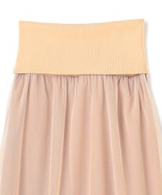 BEIGE， 【洗える】TAMARIX / ストレッチチュールIラインスカート