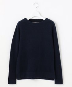 自由区 【洗える】ピュアカシミヤミルド ボートネック プルオーバー