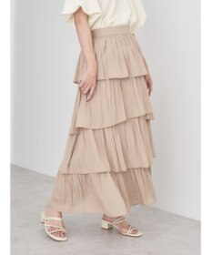 earth music&ecology フリルティアードスカート