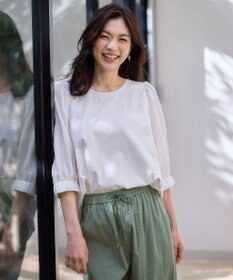 ANY 布帛コンビプルオーバー