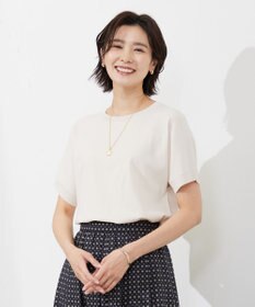 J.PRESS LADIES 【洗える】 レーヨンエリートストレッチ ドルマン ニット Tシャツ