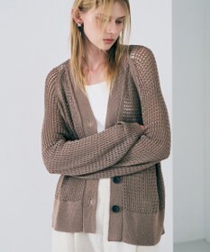 uncrave メッシュニット カーディガン