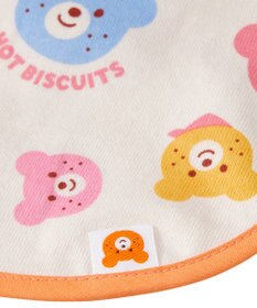 MIKI HOUSE HOT BISCUITS カラフルビーンズ 総柄スタイ はっ水