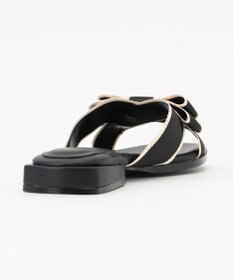 TOCCA BICOLOR RIBBON FLAT SANDALS サンダル