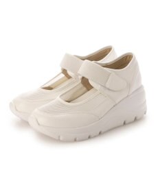 ing <ing>【WEB限定】厚底メッシュストラップスニーカー