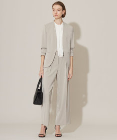 ICB 【防シワ・速乾・洗える】Fied ノーカラージャケット