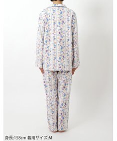 Wing パジャマ 長袖 長ズボン 綿混(本体) あったか レディース EP6011 ウイング／ワコール