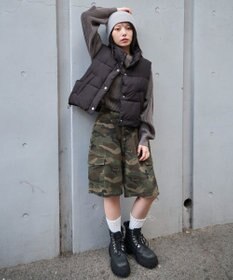 WEGO 【25年秋冬新作】ショートパファーベスト