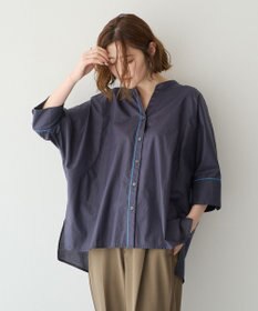 YECCA VECCA ペーパータッチドルマンシャツ