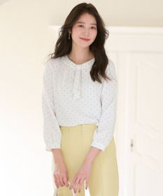 ANY SIS S 【洗える】フロントボウタイ ブラウス