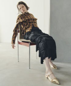 YECCA VECCA フリンジロングスカート