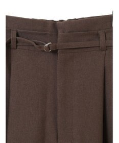 earth music&ecology ベルト付きワイドパンツ