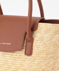 LA BAGAGERIE フラップ2WAYかごトートバッグ