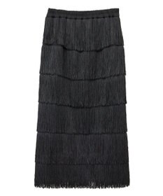 YECCA VECCA フリンジロングスカート