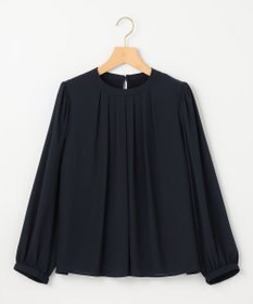 組曲 【WEB限定】ジョーゼットシフォン タックブラウス